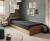 Cama infantil PARYS 90x200 + arcon, gris oscuro