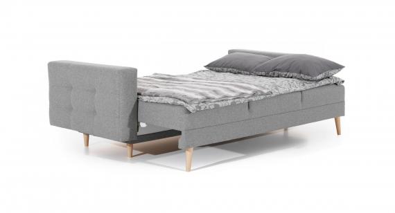 Foto Set Asgard 3 + 1 sofa cama + sillon, gris claro