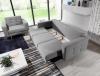 Foto Set Asgard 3 + 1 sofa cama + sillon, gris claro