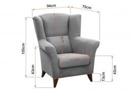 Sillón - mostaza - KENT