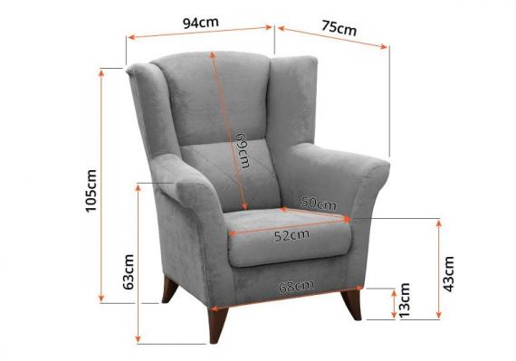 Foto Sillón - azul - KENT