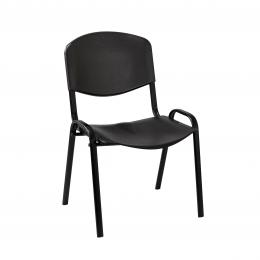 Silla apilable-KILI, negro