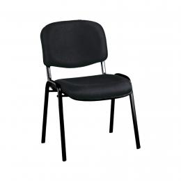 Silla apilable- LEDA, negro