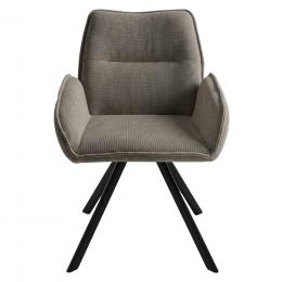 SILLA GIRATORIA Beige Oscuro - ZERRA