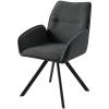 Photo CHAIR SWIVEL Graphite Grey - ZERRA