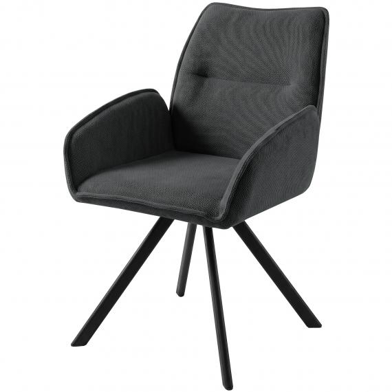 Photo CHAIR SWIVEL Graphite Grey - ZERRA