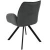 Photo CHAIR SWIVEL Graphite Grey - ZERRA