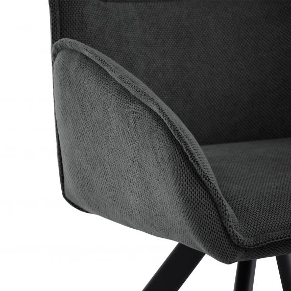 Photo CHAIR SWIVEL Graphite Grey - ZERRA