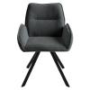 Photo CHAIR SWIVEL Graphite Grey - ZERRA