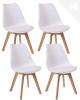 Foto Sillas  (Pack de 4 sillas) -  FINA, blanco