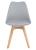 Sillas  (Pack de 4 sillas) -  FINA, gris