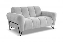 Sofá 2 plazas - plata - 160cm - VOLARE