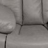 Foto Sofá 2 plazas relax con reposapiés y respaldos reclinables – Madrid, Gris