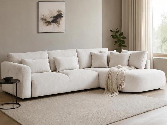 Foto Sofá 300 cm x 185 cm crema - JACOBS L