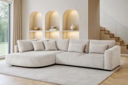 Sofá 300 cm x 185 cm crema - JACOBS L