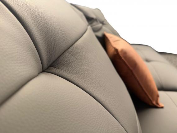 Foto Sofá Recto 3 Plazas B1 – Piel Natural 310 cm