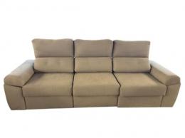 Sofá 3P Deslizante - gris - 286 cm - GALA