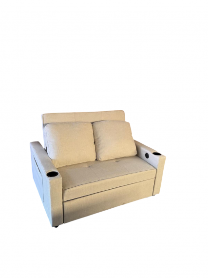 Foto Sofá cama 2 pl. moderno+USB+type-C+portavasos - Costa R 2 plazas