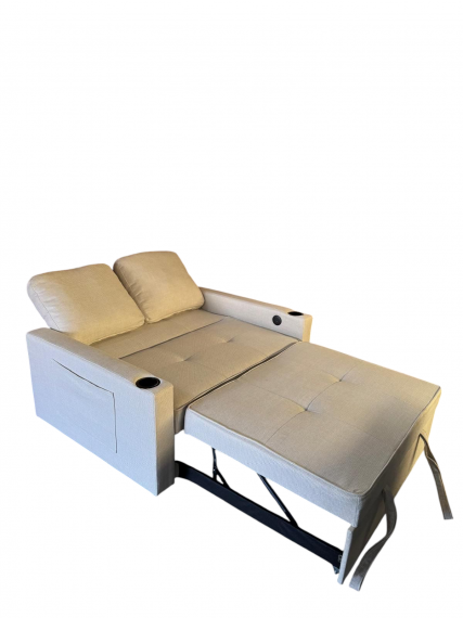 Foto Sofá cama 2 pl. moderno+USB+type-C+portavasos - Costa R 2 plazas