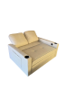 Foto Sofá cama 2 pl. moderno+USB+type-C+portavasos - Costa R 2 plazas