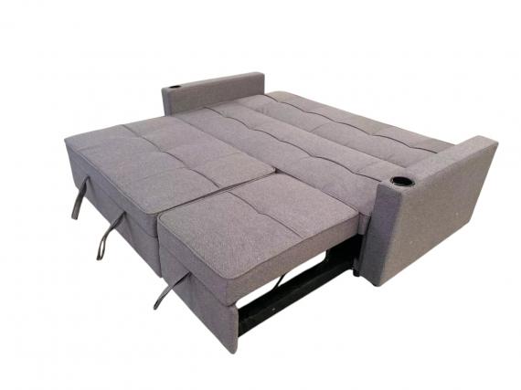 Foto Sofá cama 3 pl.  moderno, +2USB+2type-C+2portavasos - COSTA R,  220 cm