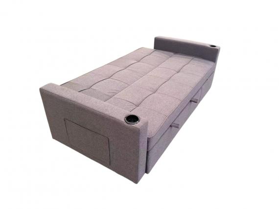 Foto Sofá cama 3 pl.  moderno, +2USB+2type-C+2portavasos - COSTA R,  220 cm