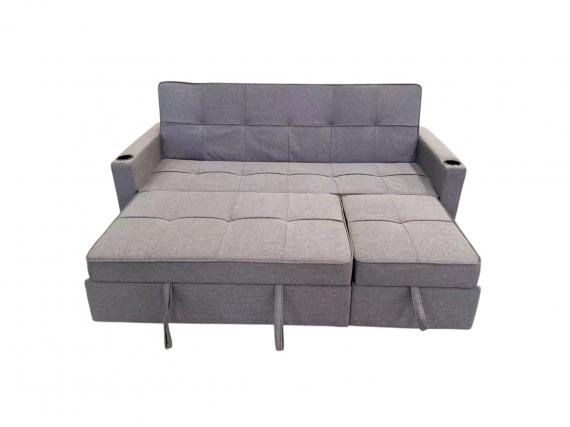 Foto Sofá cama 3 pl.  moderno, +2USB+2type-C+2portavasos - COSTA R,  220 cm