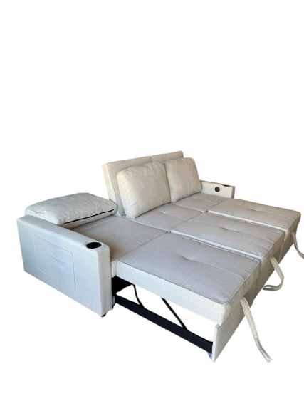 Foto Sofá cama 3 pl. moderno+USB+type-C+portavasos - Costa R 3 plazas XL 246 cm