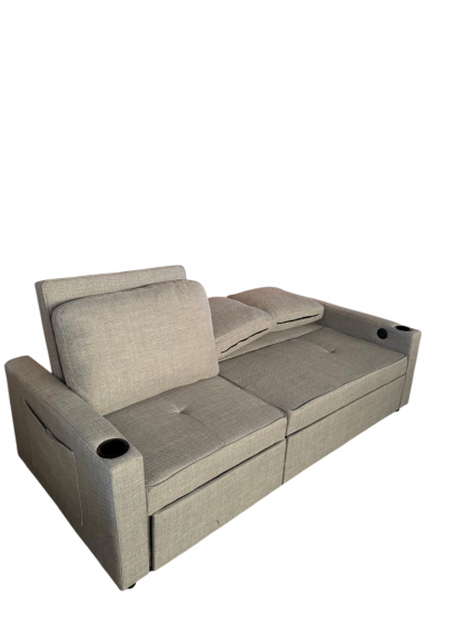 Foto Sofá cama 3 pl. moderno+USB+type-C+portavasos - Costa R 3 plazas