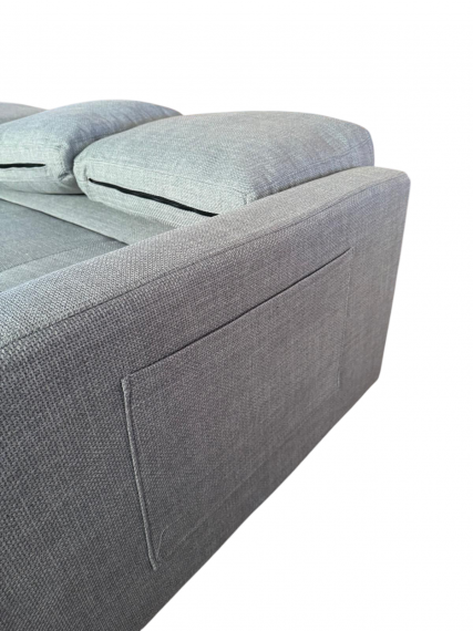Foto Sofá cama 3 pl. moderno+USB+type-C+portavasos - Costa R 3 plazas