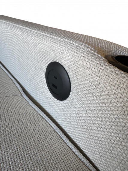 Foto Sofá cama 3 pl. moderno+USB+type-C+portavasos - Costa R 3 plazas