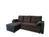 Foto Sofá cama 3 pl. reversible moderno con arcon de almacenamiento+USB+type-C+portavasos- negro - Costa L 217cm x 130cm