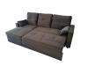 Foto Sofá cama 3 pl. reversible moderno con arcon de almacenamiento+USB+type-C+portavasos- negro - Costa L 217cm x 130cm