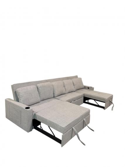 Foto Sofá cama 5 plazas moderno+USB+type-C+portavasos-320cm - COSTA R