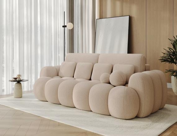 Foto Sofá - cama - arcon - 256cm - beige - COTONN