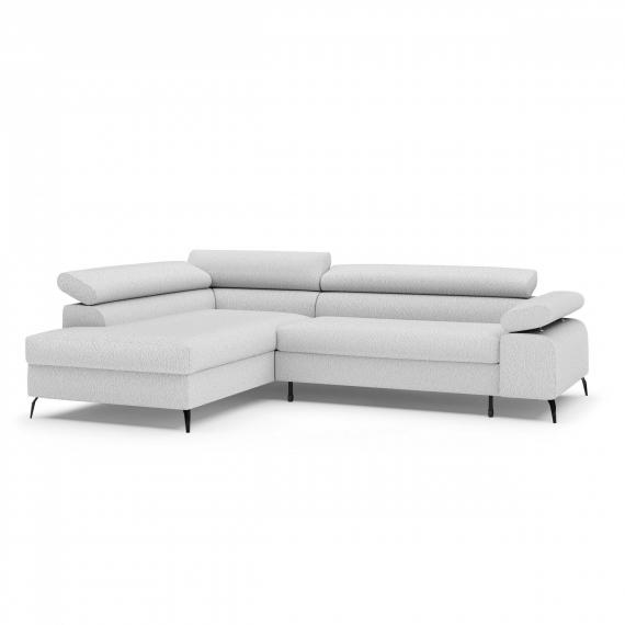 Foto Sofá cama - arcon - 270x205 - gris claro - VERSO L