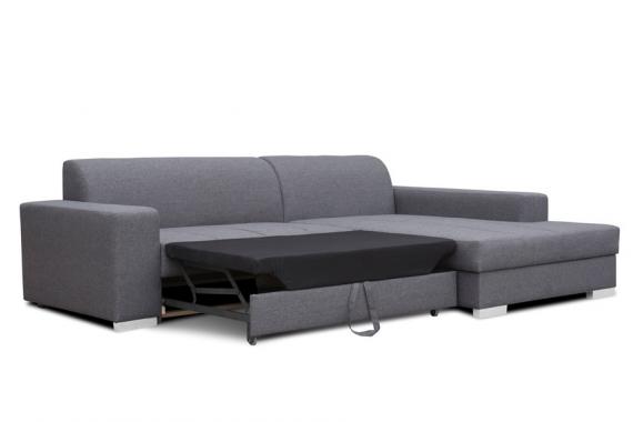 Foto SOFÁ CAMA CHAISE LONGUE MISTRAL GRIS CLARO, 260 CM