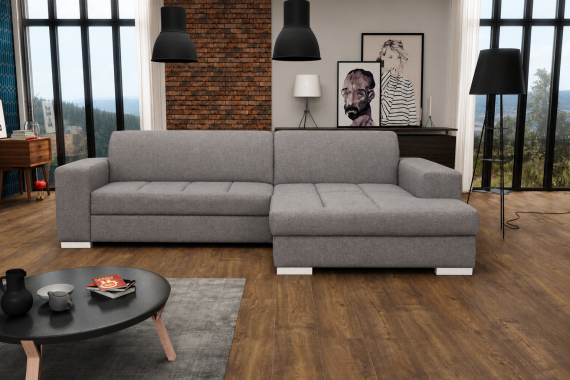Foto SOFÁ CAMA CHAISE LONGUE MISTRAL GRIS CLARO, 260 CM