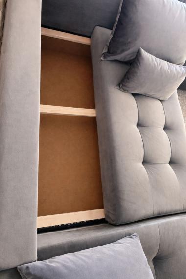 Photo Reversible Chaise Longue Sofa Bed  KOS  – Nordic Style & Smart Functionality