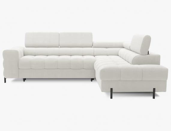 Foto SOFÁ CAMA CON ARCÓN I PATAS ALTAS 276 CM X 200 CM FERUCHE BLANCO OFERTA