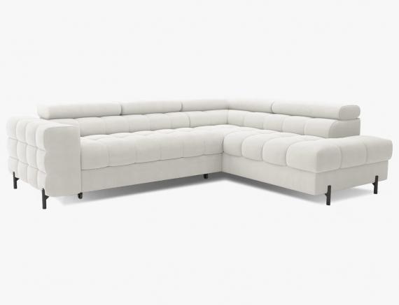 Foto SOFÁ CAMA CON ARCÓN I PATAS ALTAS 276 CM X 200 CM FERUCHE BLANCO OFERTA