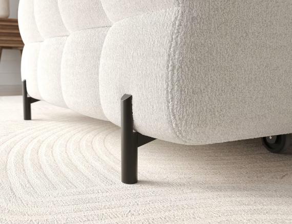 Foto SOFÁ CAMA CON ARCÓN I PATAS ALTAS 285 CM X 181 CM FELRO BLANCO OFERTA