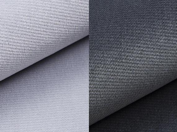 Foto SOFÁ CAMA CON ARCÓN REVERSIBLE 250 CM X 150 CM GIULIO GRIS TELA / GRIS OSCURO TELA