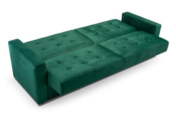 Foto Sofá cama con forma minimalista - BAWARIA, Verde