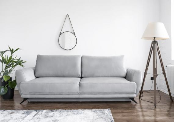 Foto Sofá cama convertible - MEGIS, Gris, 242cm