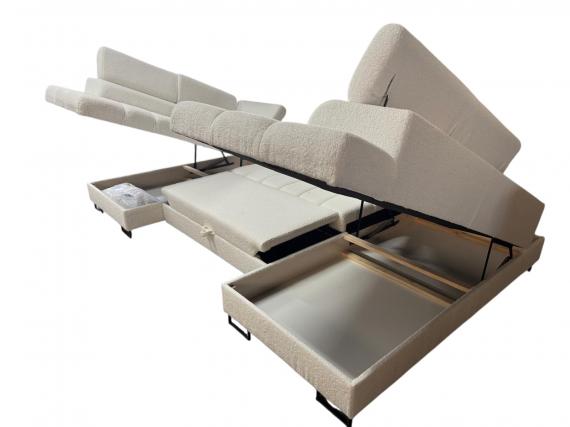Foto SOFÁ CAMA - DOS ARCÓNES - BLANCO - 340X200 - DUBAI U NUEVO 2025