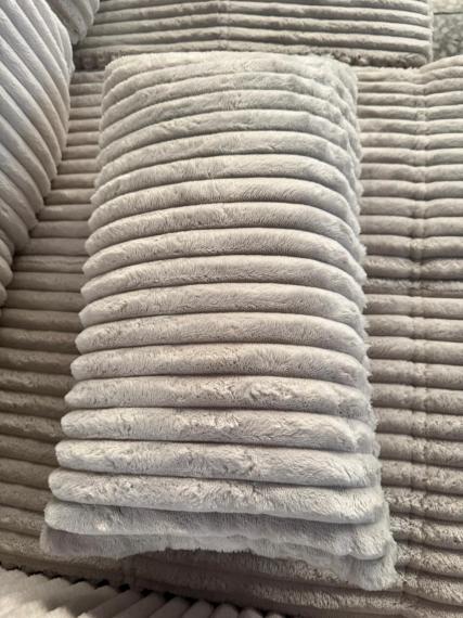 Foto Sofá cama  moderno con arcon de almacenamiento+USB+type-C+portavasos-400cm x 135cm  tela pana - COSTA U LUX