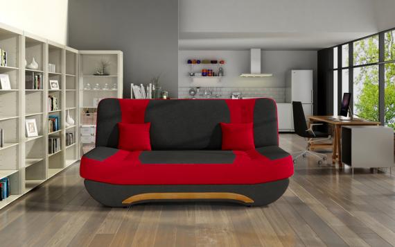 Foto Sofá Cama Plegable Compacto – EWA, Rojo