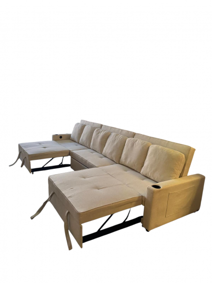 Foto Sofá cama 6 plazas+USB+TYPE-C+portavasos - Costa R 6 plazas 363 CM