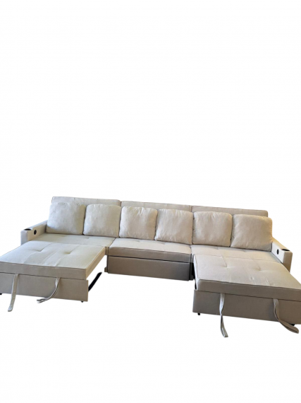 Foto Sofá cama 6 plazas+USB+TYPE-C+portavasos - Costa R 6 plazas 363 CM